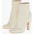 Bottega Veneta Leather Pompei Booties With Inner Zip 11Cm White