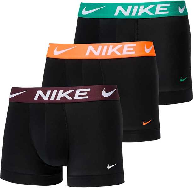 Lenjerie intima Nike Set Of 3 Solid Color Dri-Fit Boxer With Contrasting Elastic Black Barbati (BM 17287894) 1