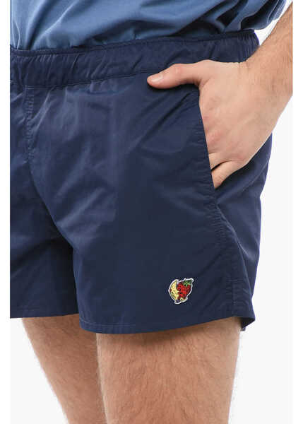 Pantaloni scurti SKY HIGH FARM Nylon Shorts With Elastic Waistband Blue Barbati (BM 17287942) 3