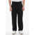 Department Five Solid Color Stretch Cotton E-Motion Pants Black
