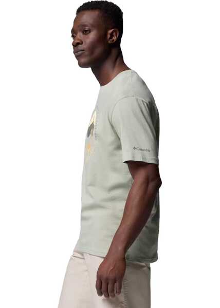 Tricouri Columbia Path Lake II Graphic Tee Green Barbati (BM 17288131) 2