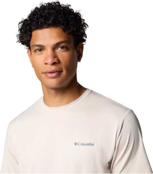 Tricouri Columbia Kwick Hike Back Graphic SS Tee Beige Barbati (BM 17288137) 4