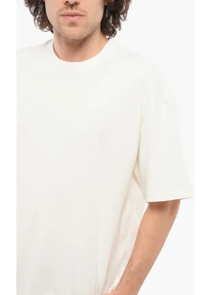 Tricouri 1989 STUDIO Solid Color Vintage Studio Crew-Neck T-Shirt White Barbati (BM 17288197) 3