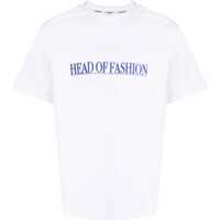 Tricouri Solid Color Head Of Fashion Crew-Neck T-Shirt With Contrasti Barbati