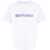 SUNNEI Solid Color Head Of Fashion Crew-Neck T-Shirt With Contrasti White