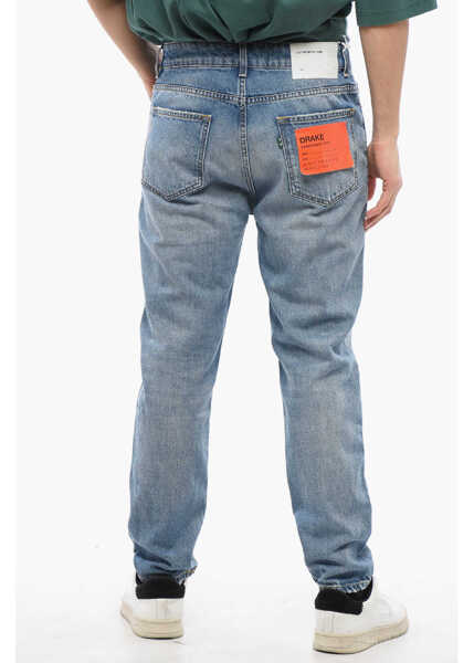 Blugi slim fit Department Five Distressed Effect Slim Fit Drake Jeans 17Cm Blue Barbati (BM 17288392) 2