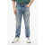 Department Five Distressed Effect Slim Fit Drake Jeans 17Cm Blue