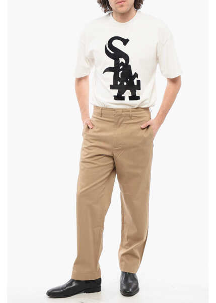 Pantaloni casual Department Five Stretch Cotton E-Motion Chino Pants Beige Barbati (BM 17288407) 4