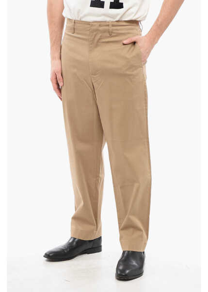 Pantaloni casual Department Five Stretch Cotton E-Motion Chino Pants Beige Barbati (BM 17288407) 1