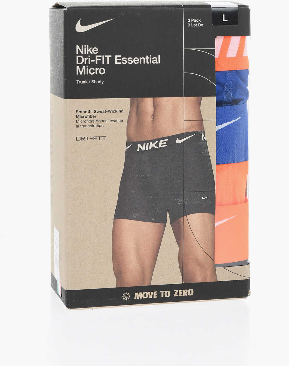 Lenjerie intima Nike Set Of 3 Dri-Fit Boxer With Logoed Elastic Band Multicolor Barbati (BM 17288758) 1