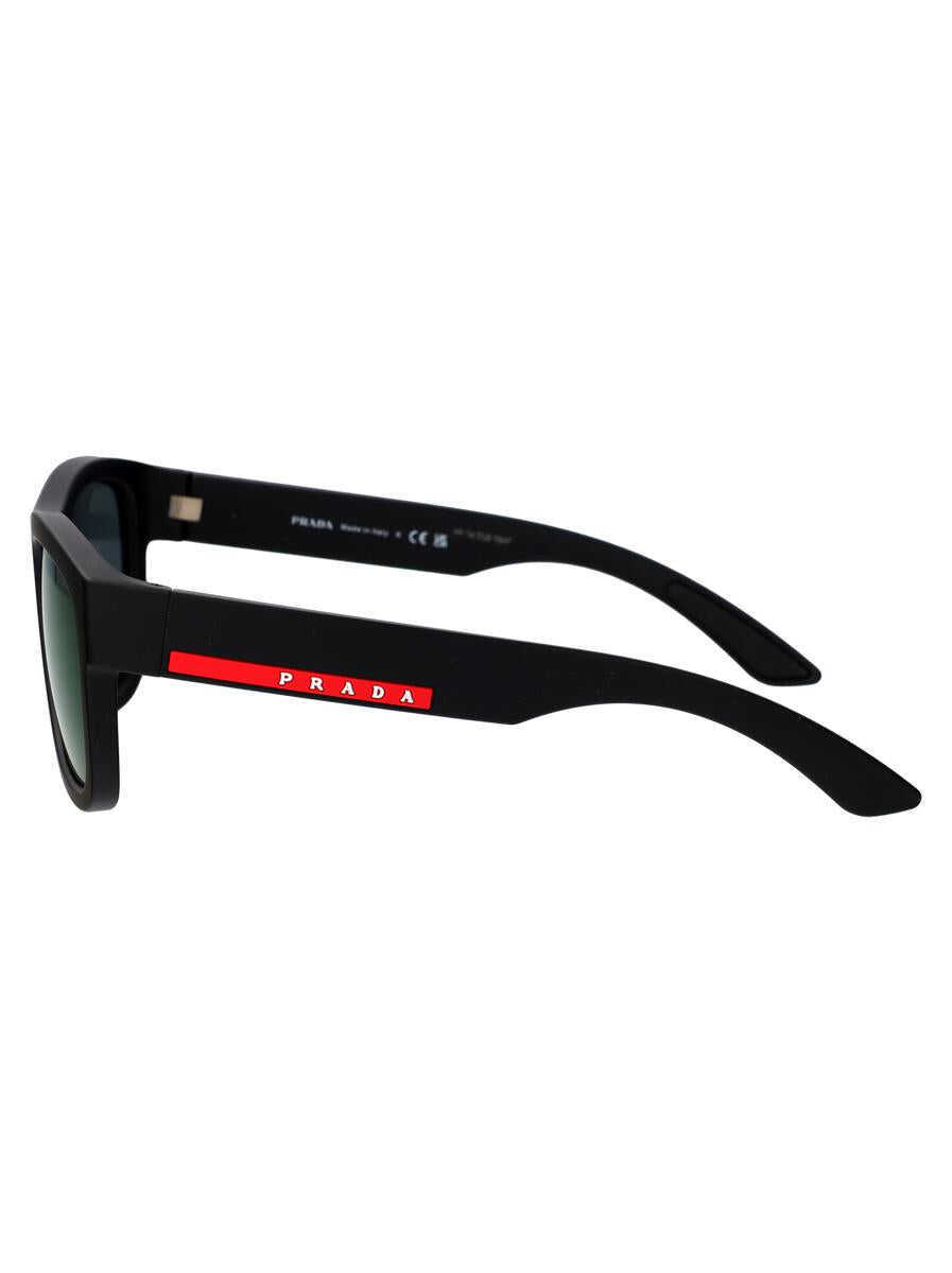 Ochelari de soare Prada Prada Sunglasses DG008F BLACK RUBBER Barbati (BM 17289396) 3
