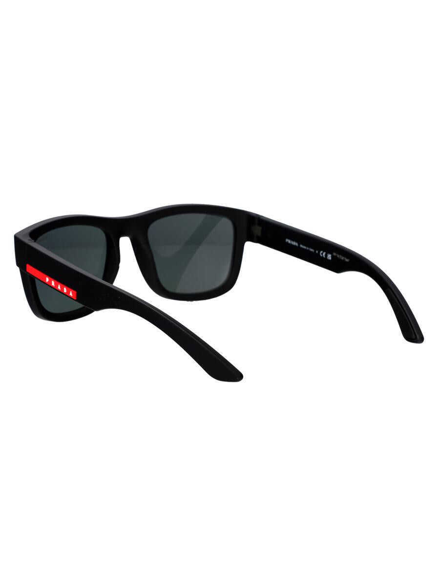 Ochelari de soare Prada Prada Sunglasses DG008F BLACK RUBBER Barbati (BM 17289396) 4