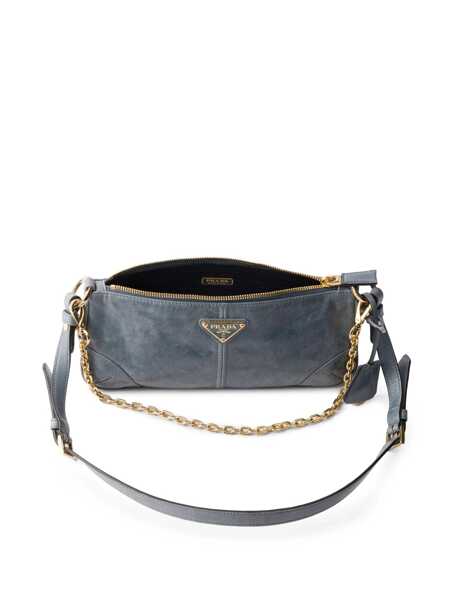 Genti de mana Prada Prada Prada Re-Edition 2002 Leather Shoulder Bag BLUE Femei (BM 17291133) 4