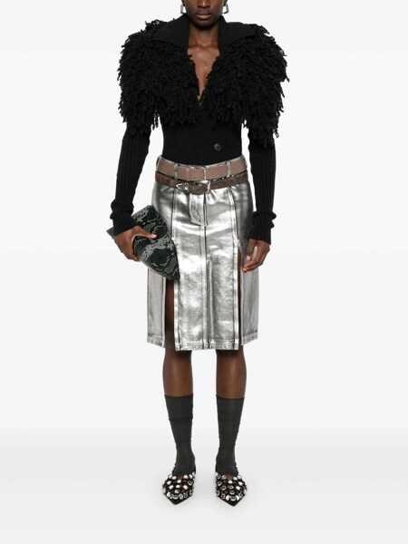 Fuste THE ATTICO The Attico Skirts SILVER Femei (BM 17291541) 2