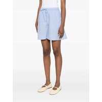 Pantaloni BY MALENE BIRGER Dama - Pantaloni casual BY MALENE BIRGER By Malene Birger Ifeion Organic Cotton Shorts IRIS BLUE STRIPE BIG Femei (BM 17291841) - B-mall.ro