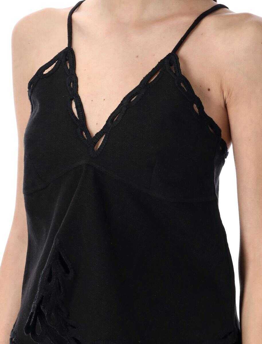 Topuri Isabel Marant Isabel Marant toile Tomeki Top FADED BLACK Femei (BM 17292258) 3