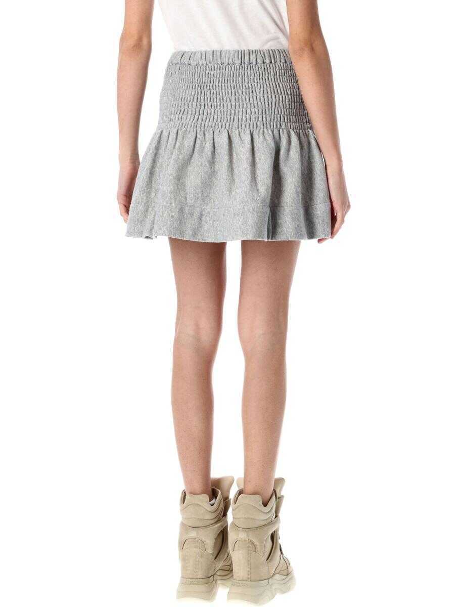 Fuste Isabel Marant Isabel Marant toile Pacifica Mini Skirt GREY Femei (BM 17292279) 2