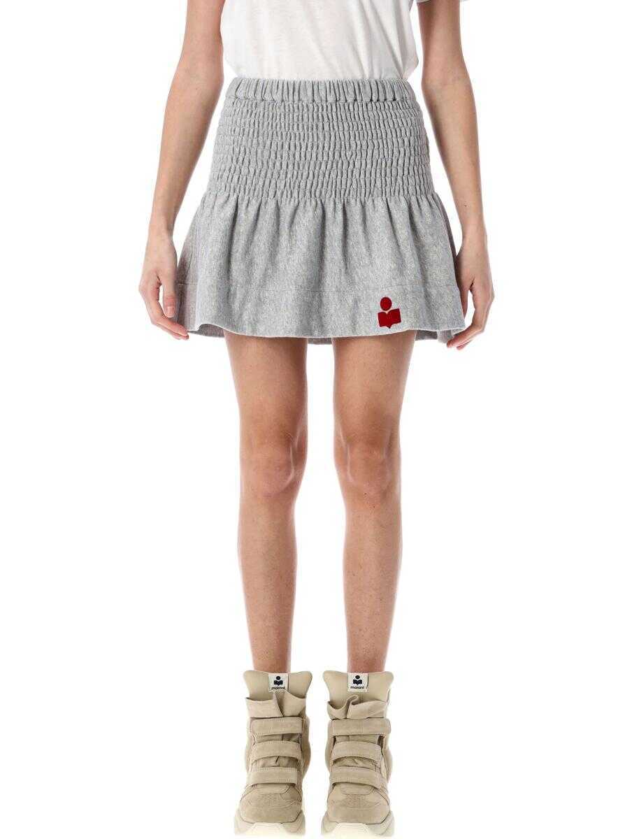 Fuste Isabel Marant Isabel Marant toile Pacifica Mini Skirt GREY Femei (BM 17292279) 1
