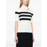 Imbracaminte Dama pagina 624 - Pulovere Jean Paul Gaultier Jean Paul Gaultier Striped Knit Top WHITE Femei (BM 17292297) - B-mall.ro