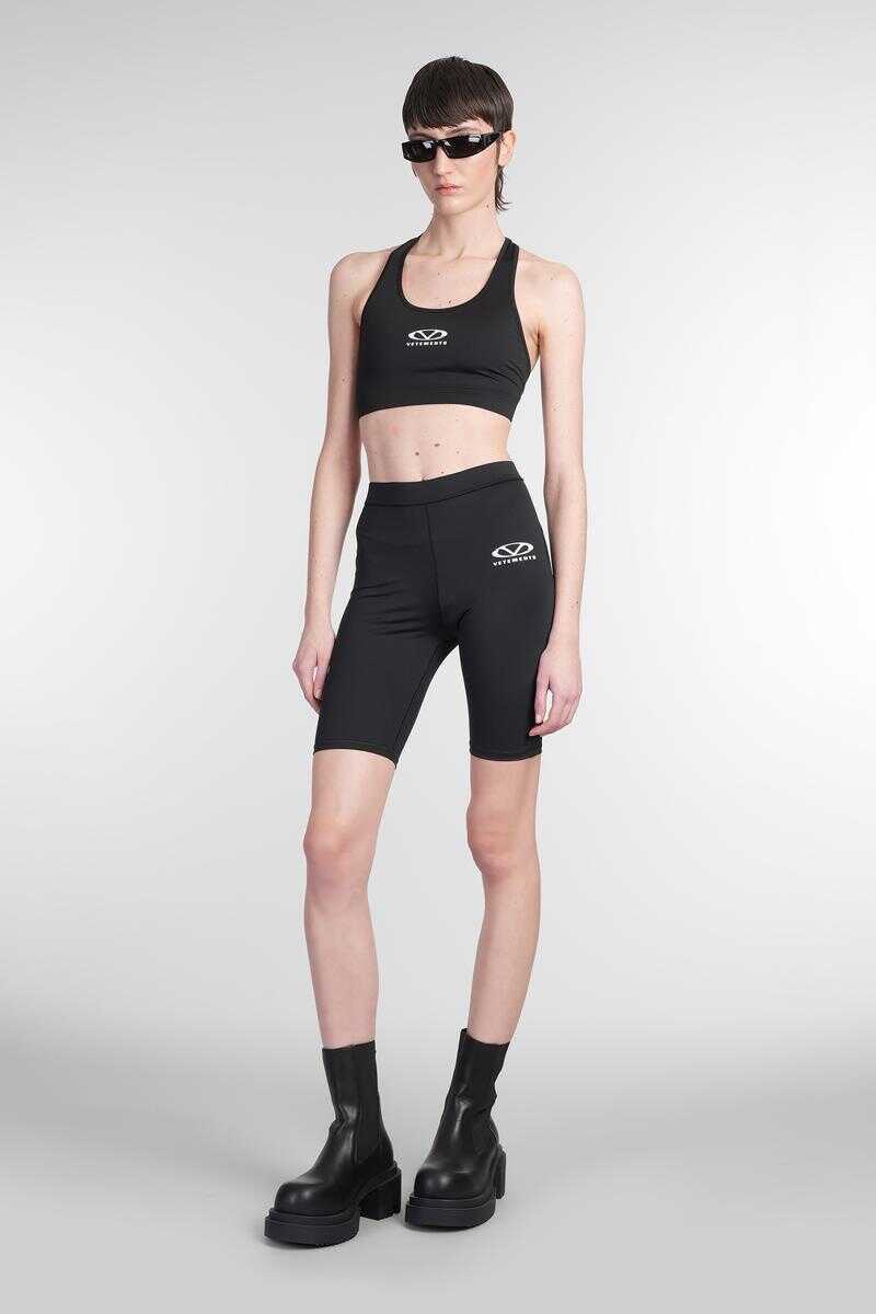 Pantaloni casual Vetements Vetements Shorts Black Femei (BM 17292702) 2