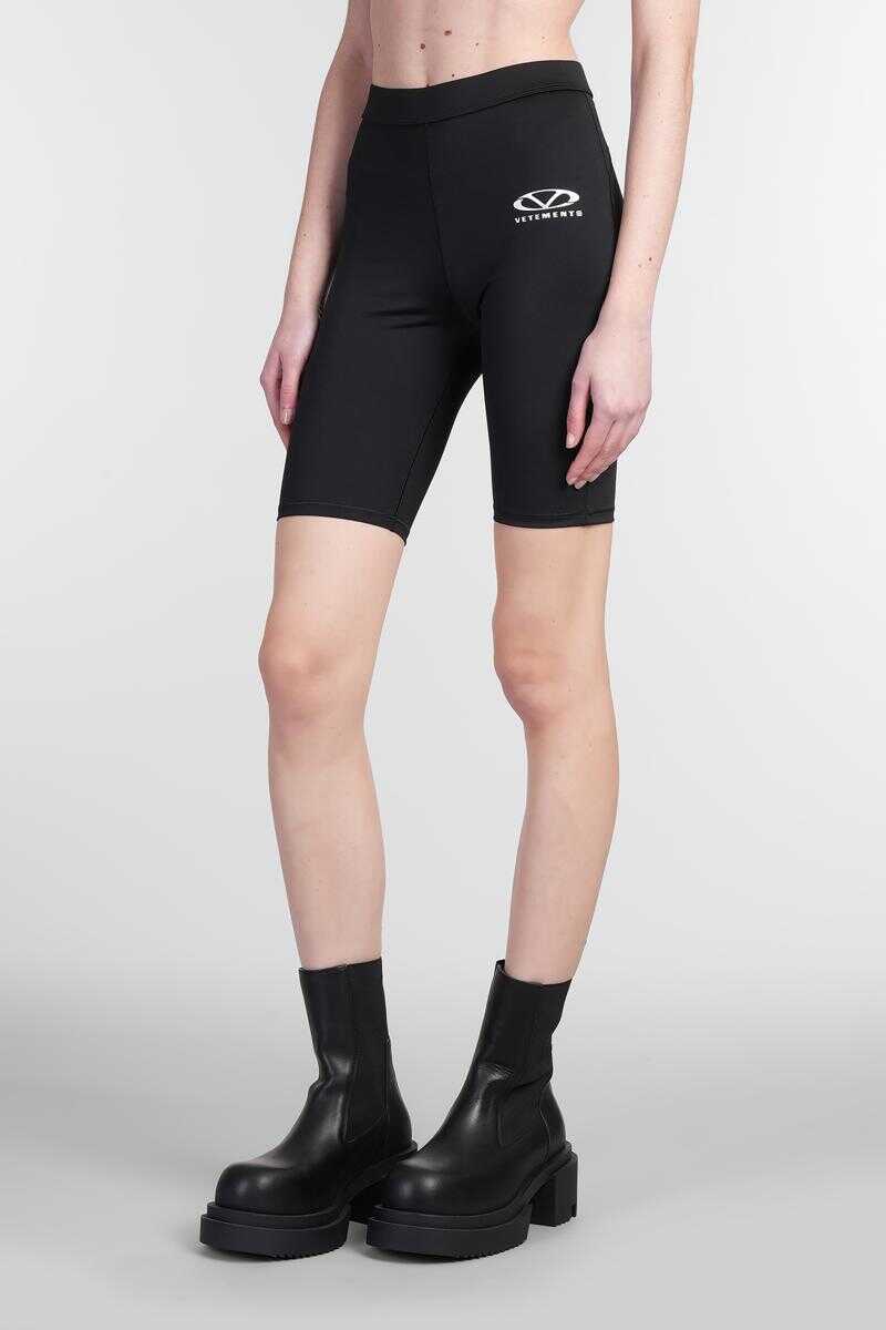 Pantaloni casual Vetements Vetements Shorts Black Femei (BM 17292702) 4