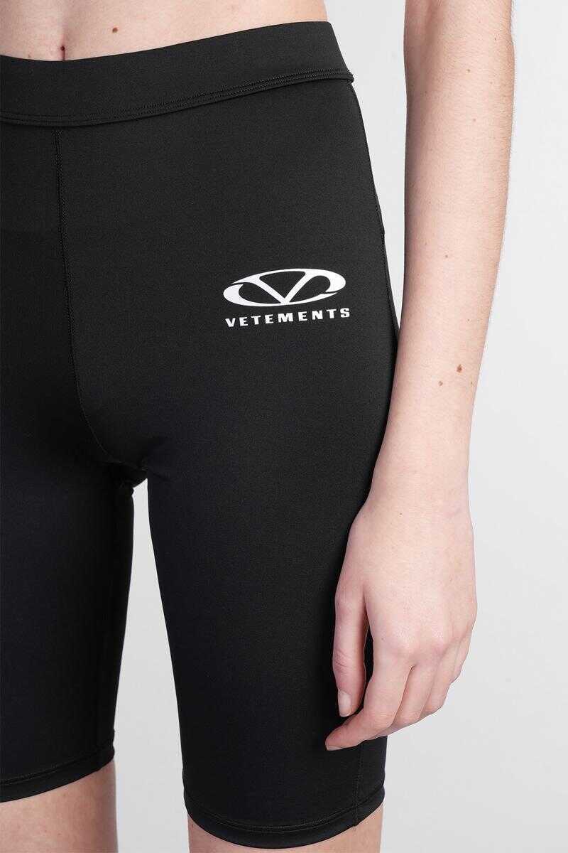 Pantaloni casual Vetements Vetements Shorts Black Femei (BM 17292702) 5