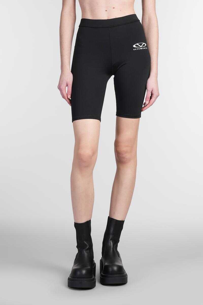 Pantaloni casual Vetements Vetements Shorts Black Femei (BM 17292702) 1