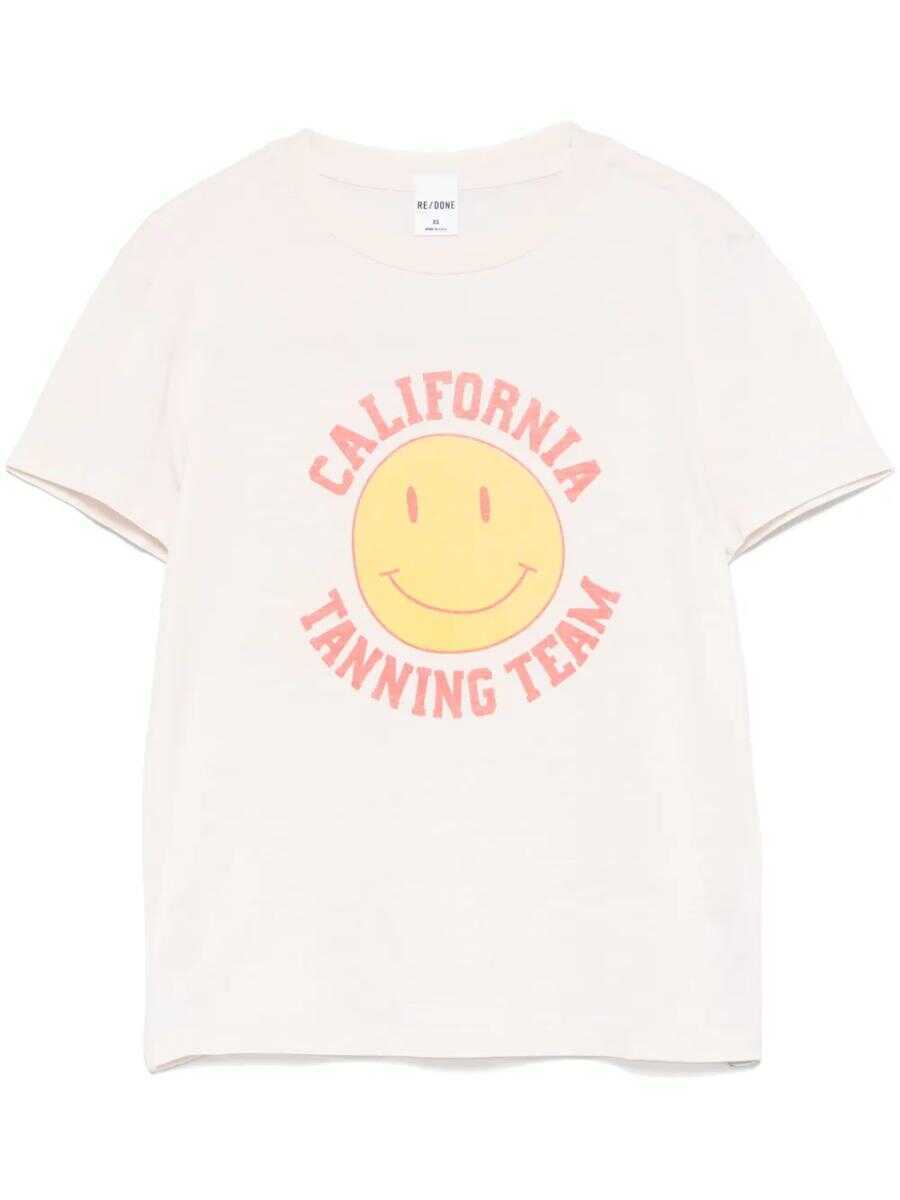 Topuri RE/DONE Re/Done Tanning Shirt WHITE Femei (BM 17293860) 1