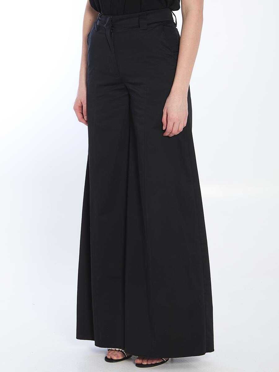 Pantaloni casual The Latest Alma Trousers Black Femei (BM 17293866) 2