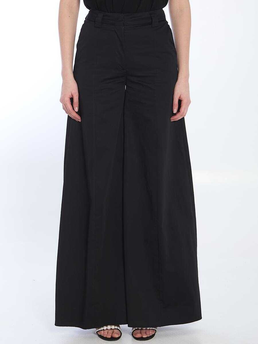 Pantaloni casual The Latest Alma Trousers Black Femei (BM 17293866) 1