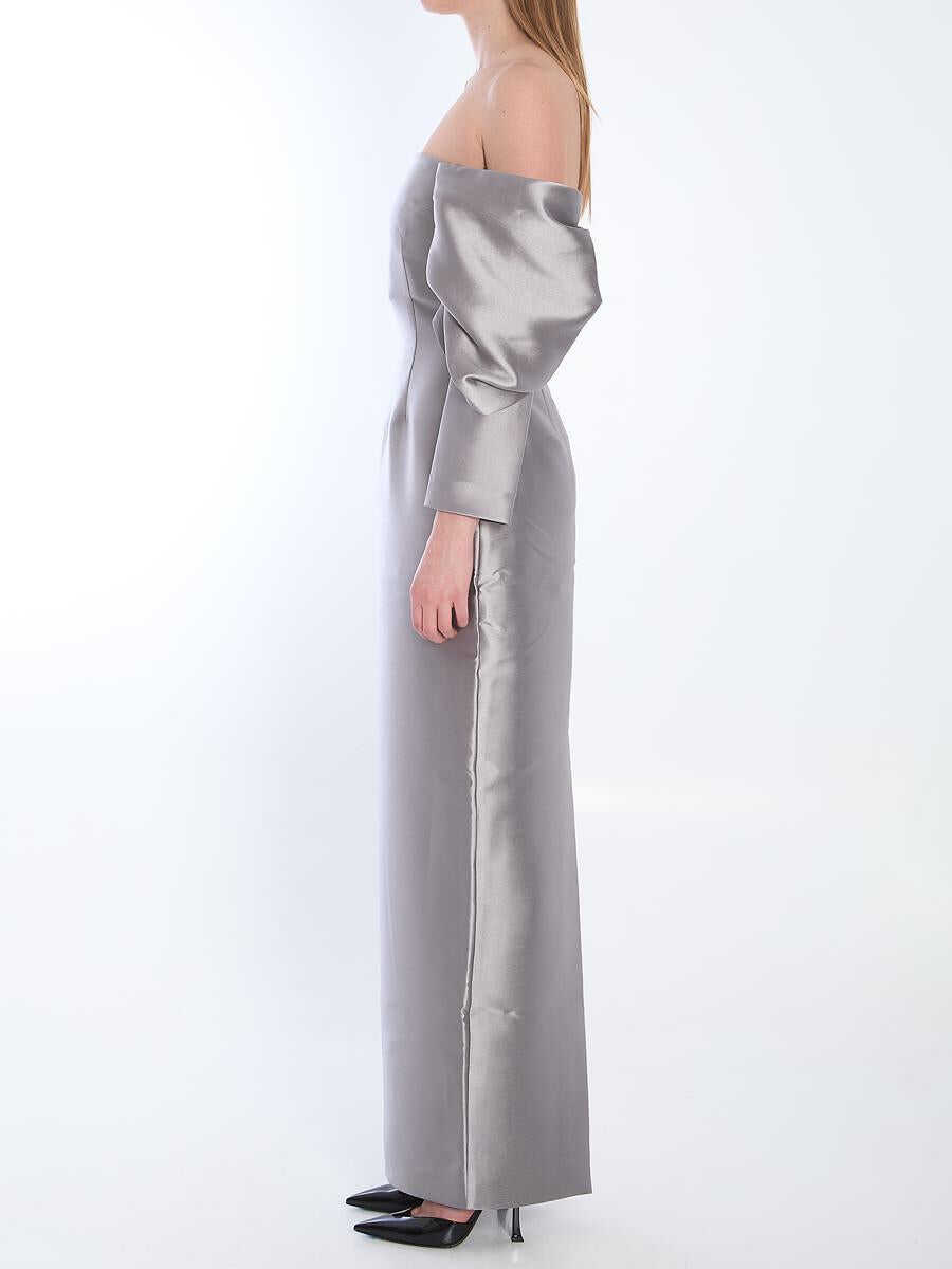 Rochii SOLACE LONDON Laylah Long Dress SILVER Femei (BM 17293875) 3