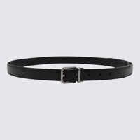 Curele Dolce & Gabbana Black Leather Belt Barbati