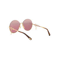 Ochelari de soare Chloe Dama - Ochelari de soare Chloe Chlo Sunglasses 004 GOLD GOLD PINK Femei (BM 17295537) - B-mall.ro