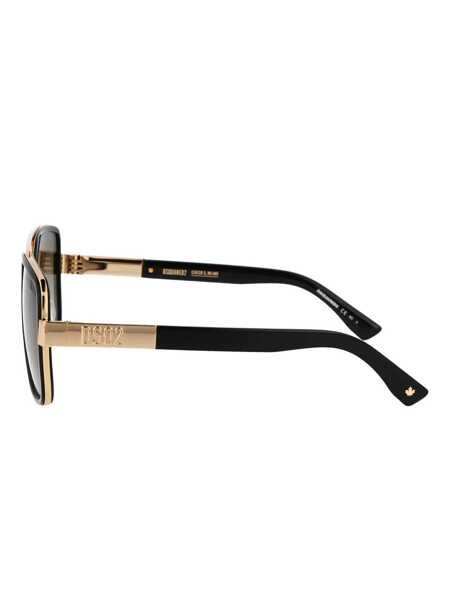 Ochelari de soare DSQUARED2 DSQUARED2 Sunglasses RHLHA GOLD BLACK Barbati (BM 17296173) 4
