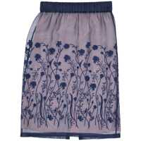 Fuste P.A.R.O.S.H. Sorgente Embroided Tulle Skirt Femei