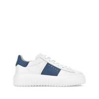 Sneakers Hogan White H-Stripes Sneakers With Blue Details Barbati