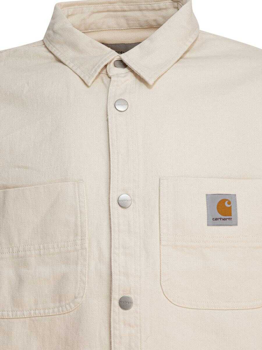 Geci Carhartt Carhartt Wip Crawford Overshirt Beige Barbati (BM 17297793) 3