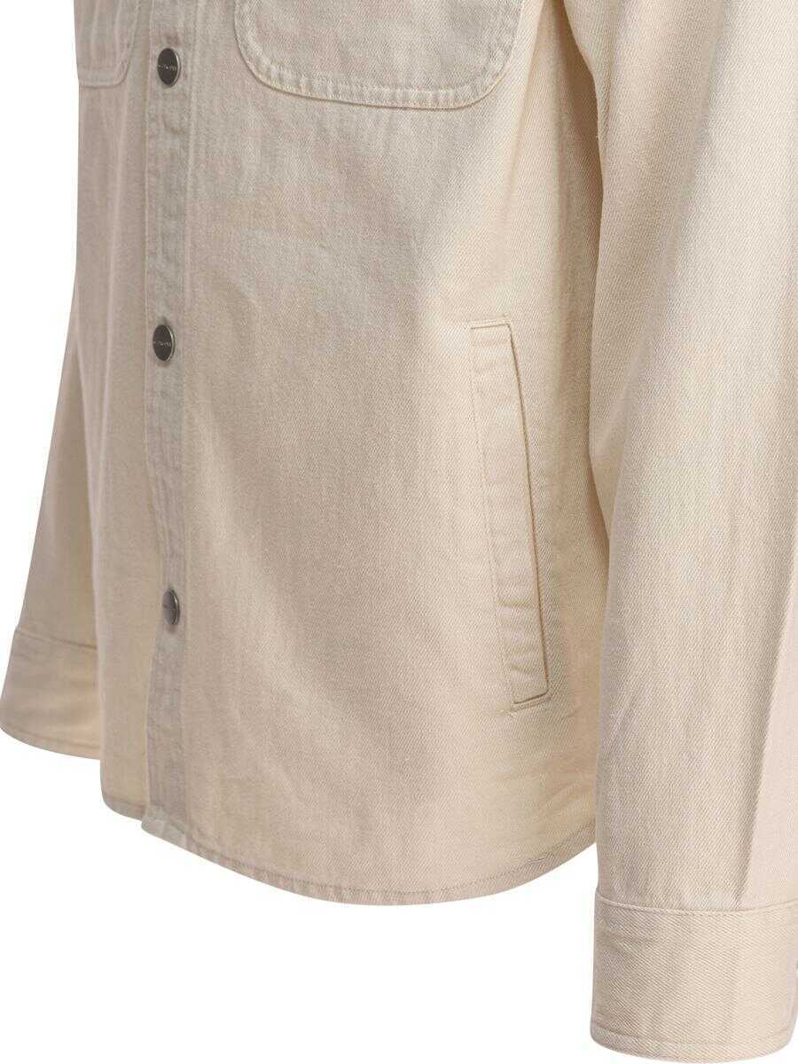 Geci Carhartt Carhartt Wip Crawford Overshirt Beige Barbati (BM 17297793) 4