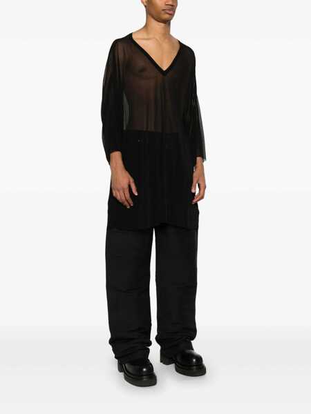 Topuri Rick Owens Rick Owens T-Shirts & Tank Tops Black Barbati (BM 17301204) 3