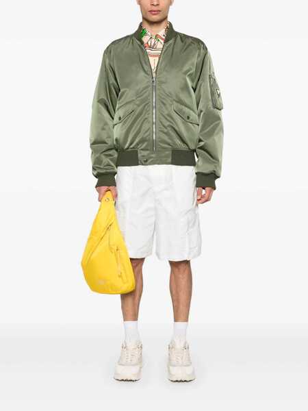 Bomber jacket Prada Prada Triangle-Logo Bomber Jacket Green Barbati (BM 17301789) 2