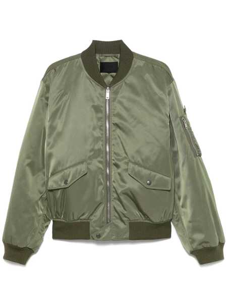 Bomber jacket Prada Prada Triangle-Logo Bomber Jacket Green Barbati (BM 17301789) 1