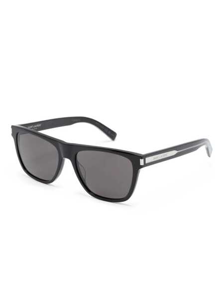 Ochelari de soare Saint Laurent Saint Laurent Eyewear Sunglasses 001 BLACK CRYSTAL BLACK Barbati (BM 17301882) 2