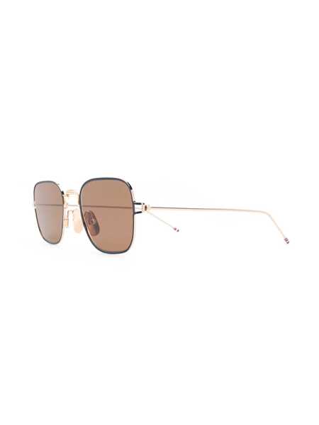 Ochelari de soare Thom Browne Thom Browne Sunglasses WHITE GOLD - NAVY W/ DARK BROWN Barbati (BM 17302140) 2