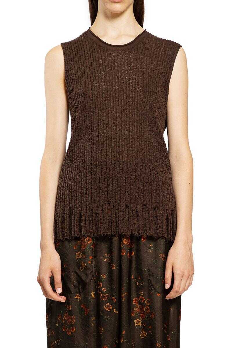 Geci UMA WANG Uma Wang Vests BROWN Femei (BM 17302503) 1