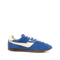 Sneakers 'Windspin Low' Blue Sneaker With Logo On The Side And On The Heel In Suede Man Barbati