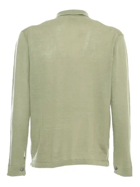 Camasi casual SETTE FILI CASHMERE Pistachio green shirt Green Barbati (BM 17303532) 2