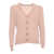 SETTE FILI CASHMERE Pink boucl&eacute; cardigan Pink