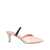 Via Roma 15 Pink slingback with strap Pink