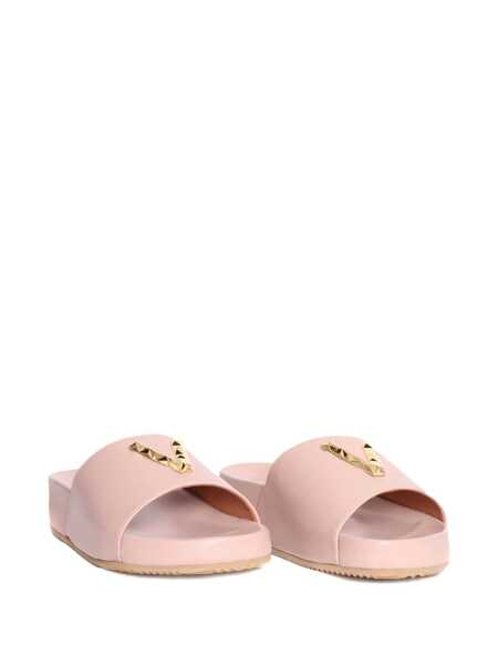Slapi Via Roma 15 Jewel pink slippers Pink Femei (BM 17303559) 2