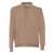 SETTE FILI CASHMERE Shirt collar cardigan High Gauge Ice Cotton Brown